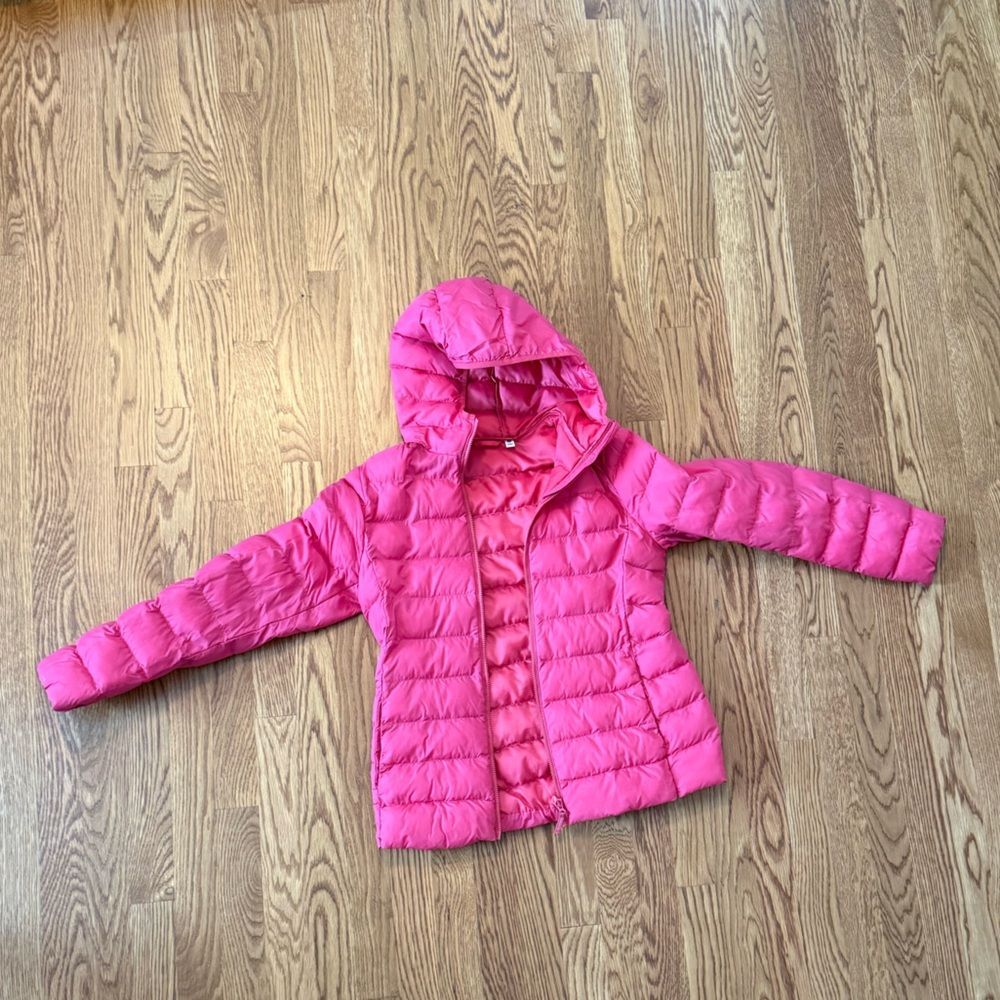 Uniqlo Kids Bright Pink Puffer Jacket